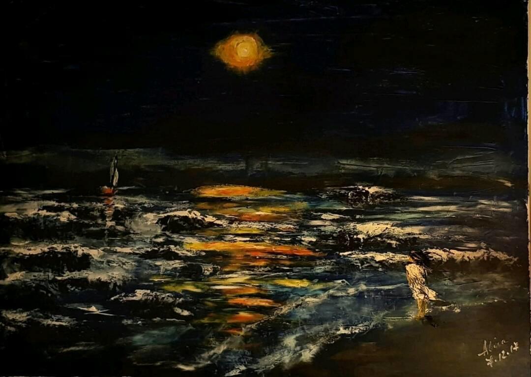 ArteDiAlina.com painting: fisherman's wife